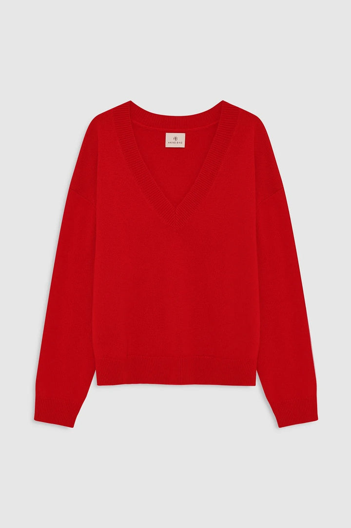 ANINE BING - Lee Sweater in Tango Red