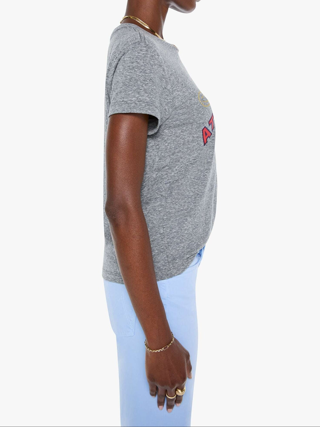 MOTHER - The Boxy Goodie Goodie Tee in Pay Attention
