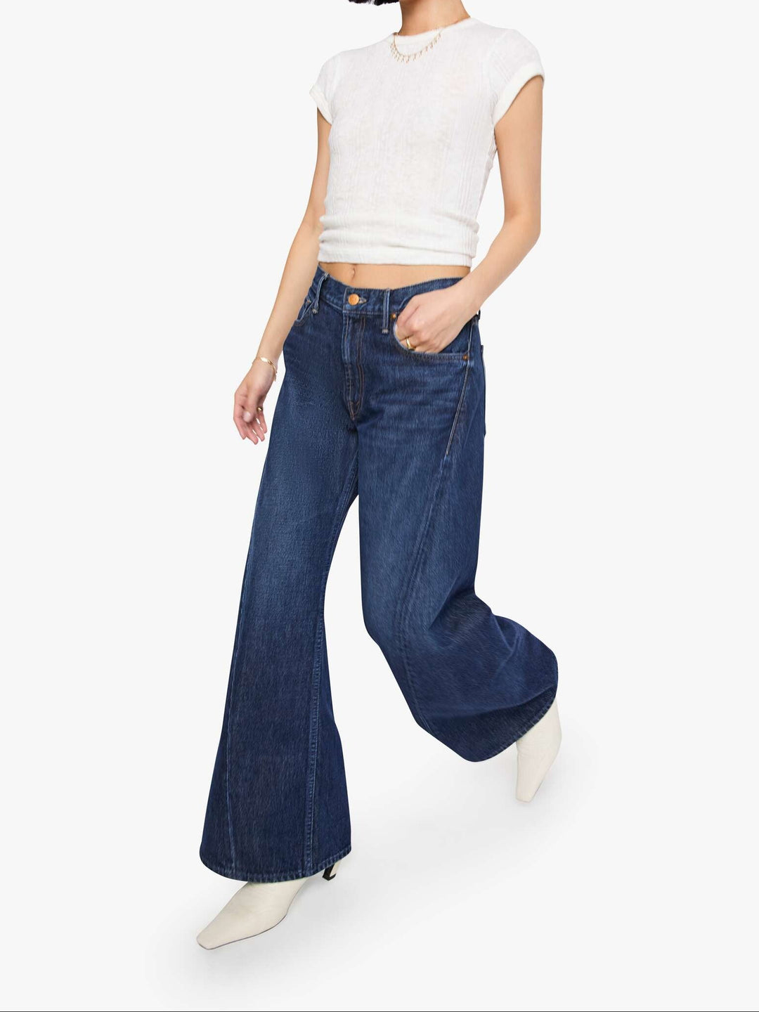 Mother Denim - Lil Lemon Twist Sneak in Fresh Squeezed