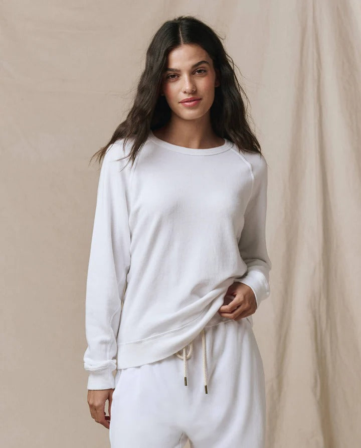 THE GREAT - The Rookie Sweatshirt in True White Sweatshirts