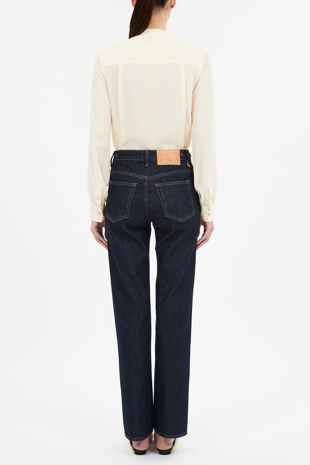 Ulla Johnson - The Agatha Straight Leg Pintuck Jean in Tigris