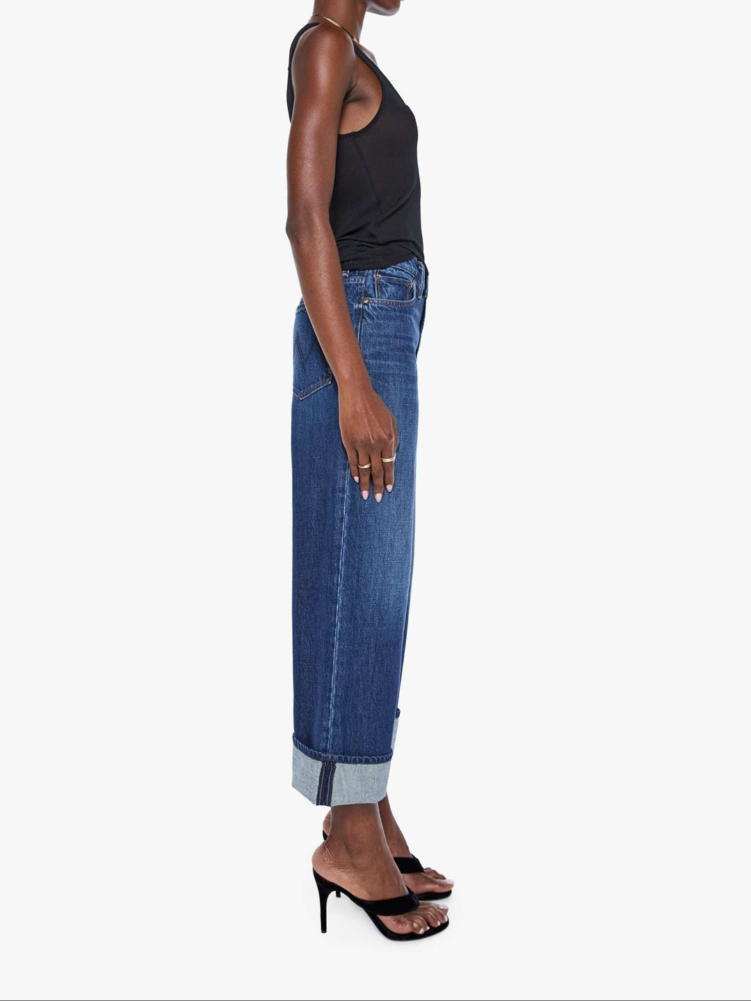 MOTHER - The Smoothie Zip Crop Cuff in Knuckle Sandwich