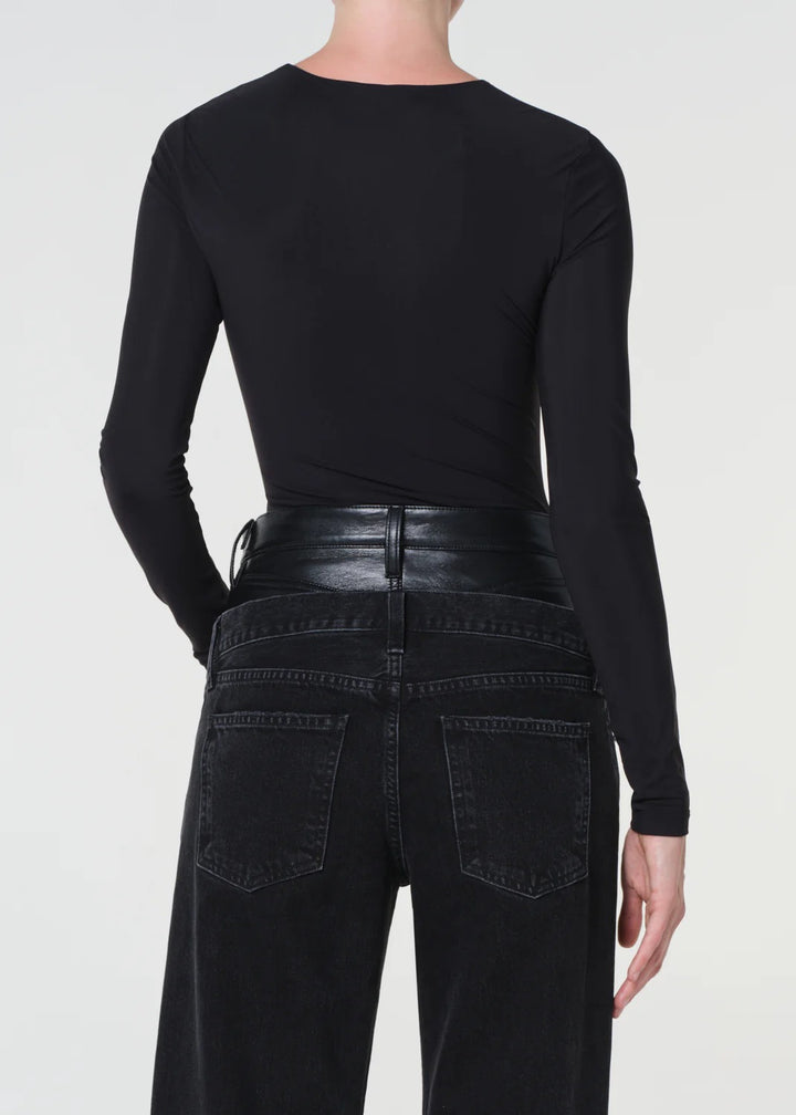 AGOLDE - Clem Bodysuit in Black