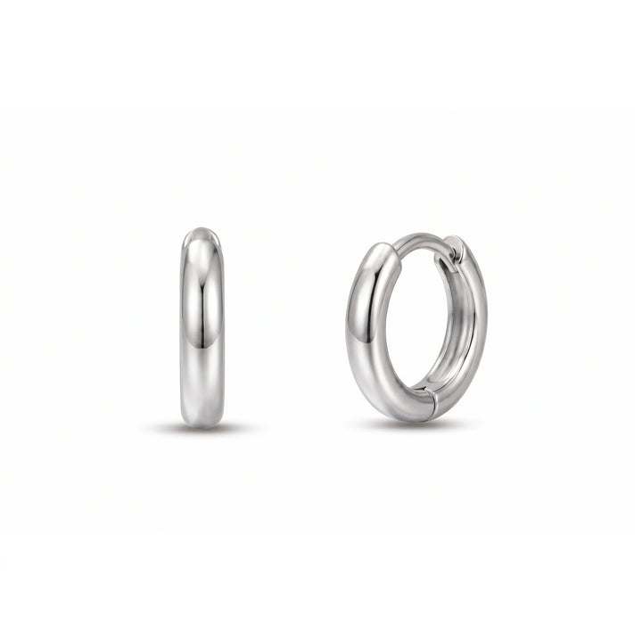 ELLIE VAIL - Erin Huggie Hoop Earring in Silver Jewelry