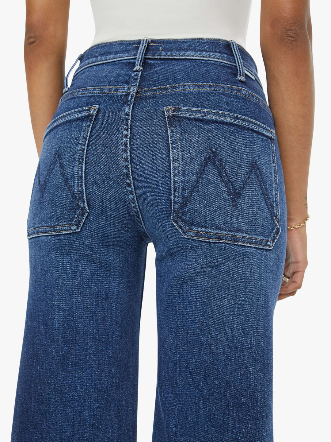 Mother Denim - Lil Hustler Roller Patch Pocket Skimp in One Last Shot
