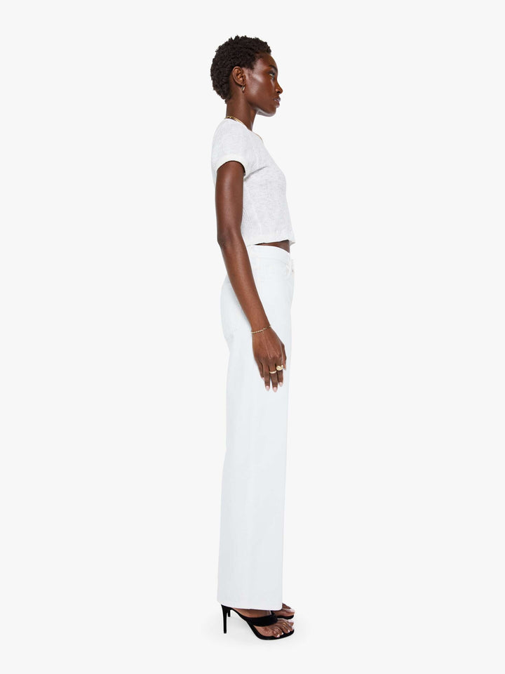 MOTHER - The Mid Rise Lasso Sneak In Picket Fence Jeans