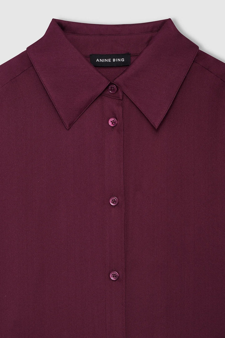 ANINE BING - Bridget Shirt in Fig