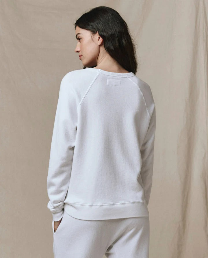 THE GREAT - The Rookie Sweatshirt in True White Sweatshirts