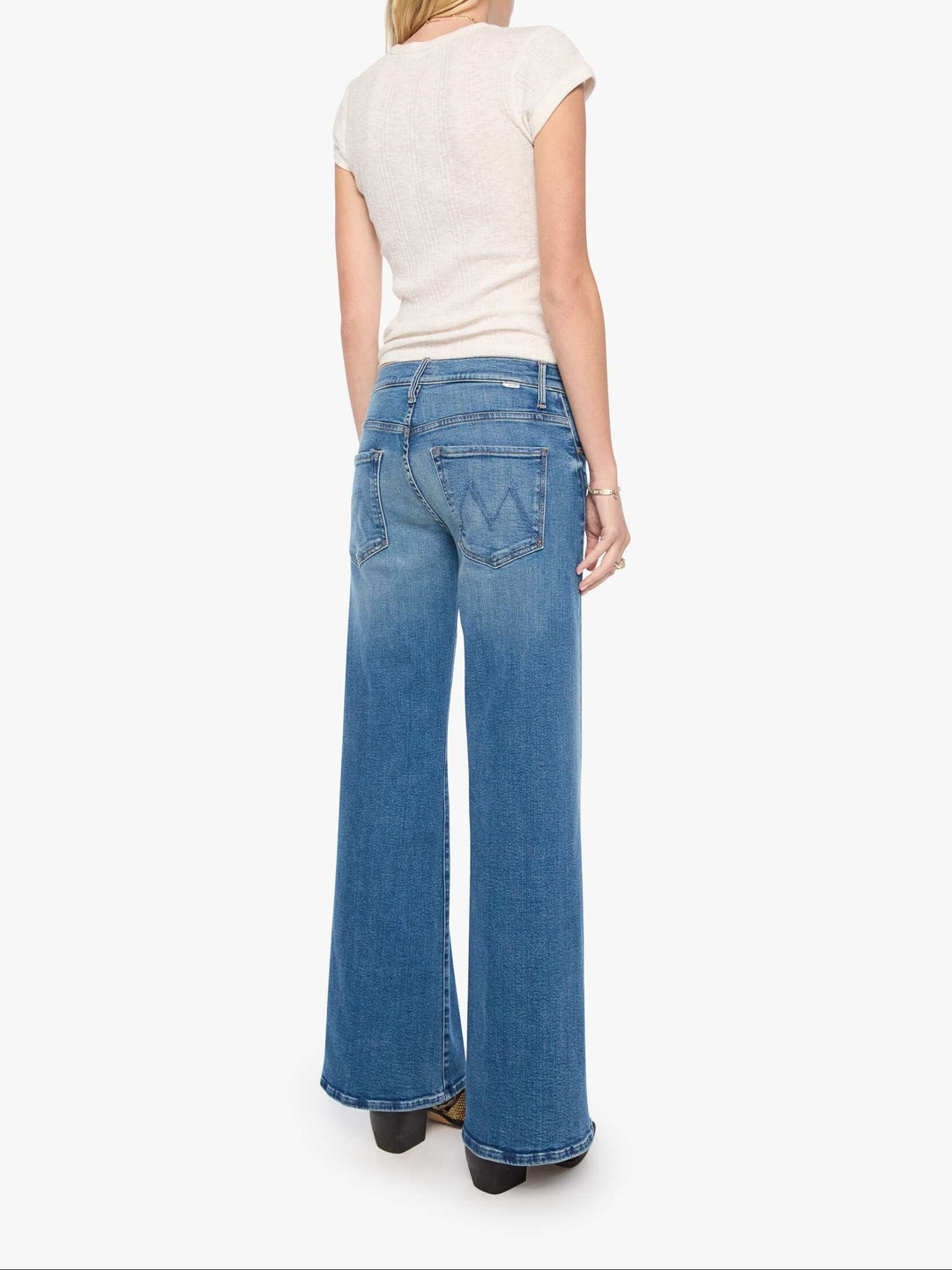 MOTHER - Mr Sidestepper Twist Sneak in Stripe it Rich Jeans