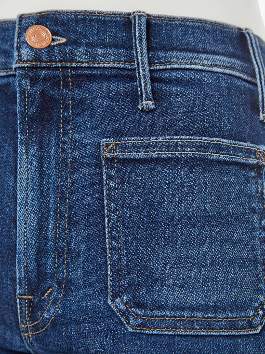 Mother Denim - Lil Hustler Roller Patch Pocket Skimp in One Last Shot