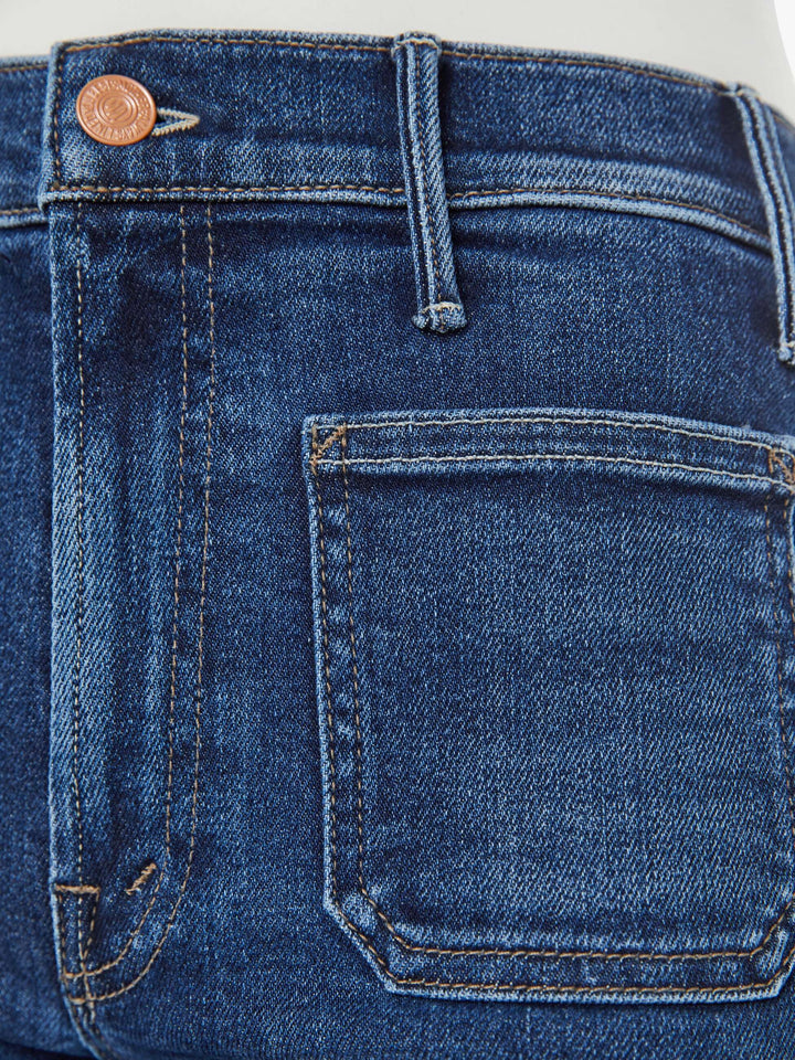 Mother Denim - Lil Hustler Roller Patch Pocket Skimp in One Last Shot