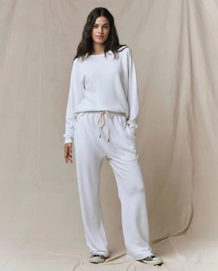 THE GREAT - The Rookie Sweatshirt in True White Sweatshirts