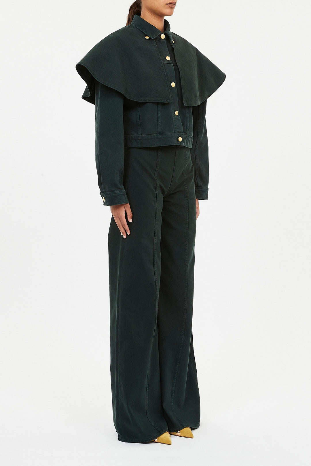 Ulla Johnson - The Agate Denim Cape Jacket