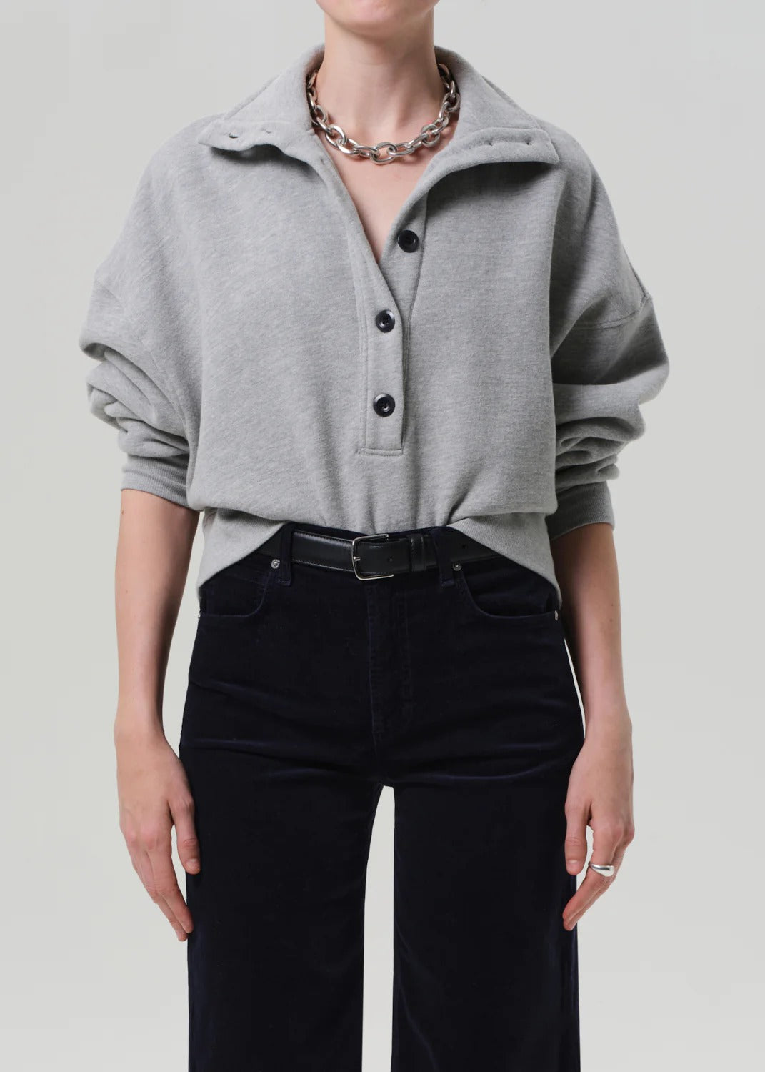 Citizens of Humanity - Mirelle Funnel Neck in Heather Grey