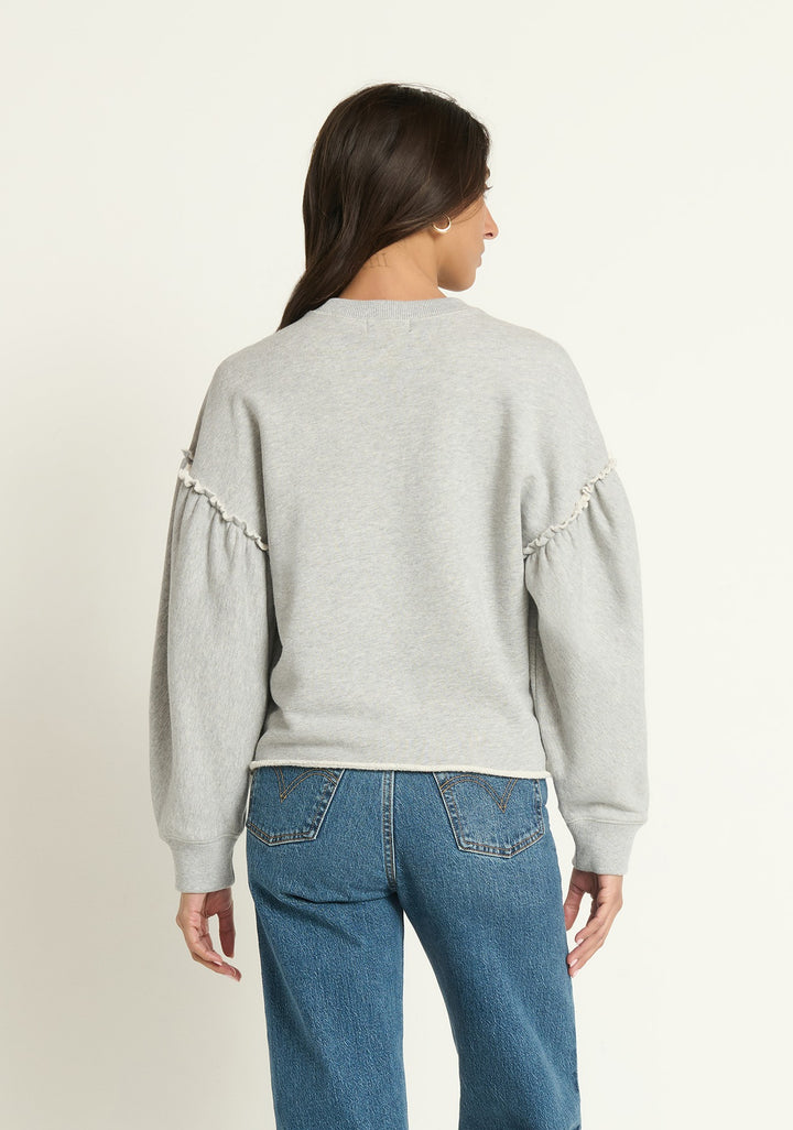 Nation Ltd - Shane Sweatshirt in Heather Grey