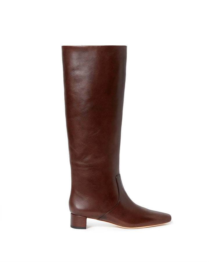 LOEFFLER RANDALL - Indy Low Heel Tall Boot in Espresso Boots