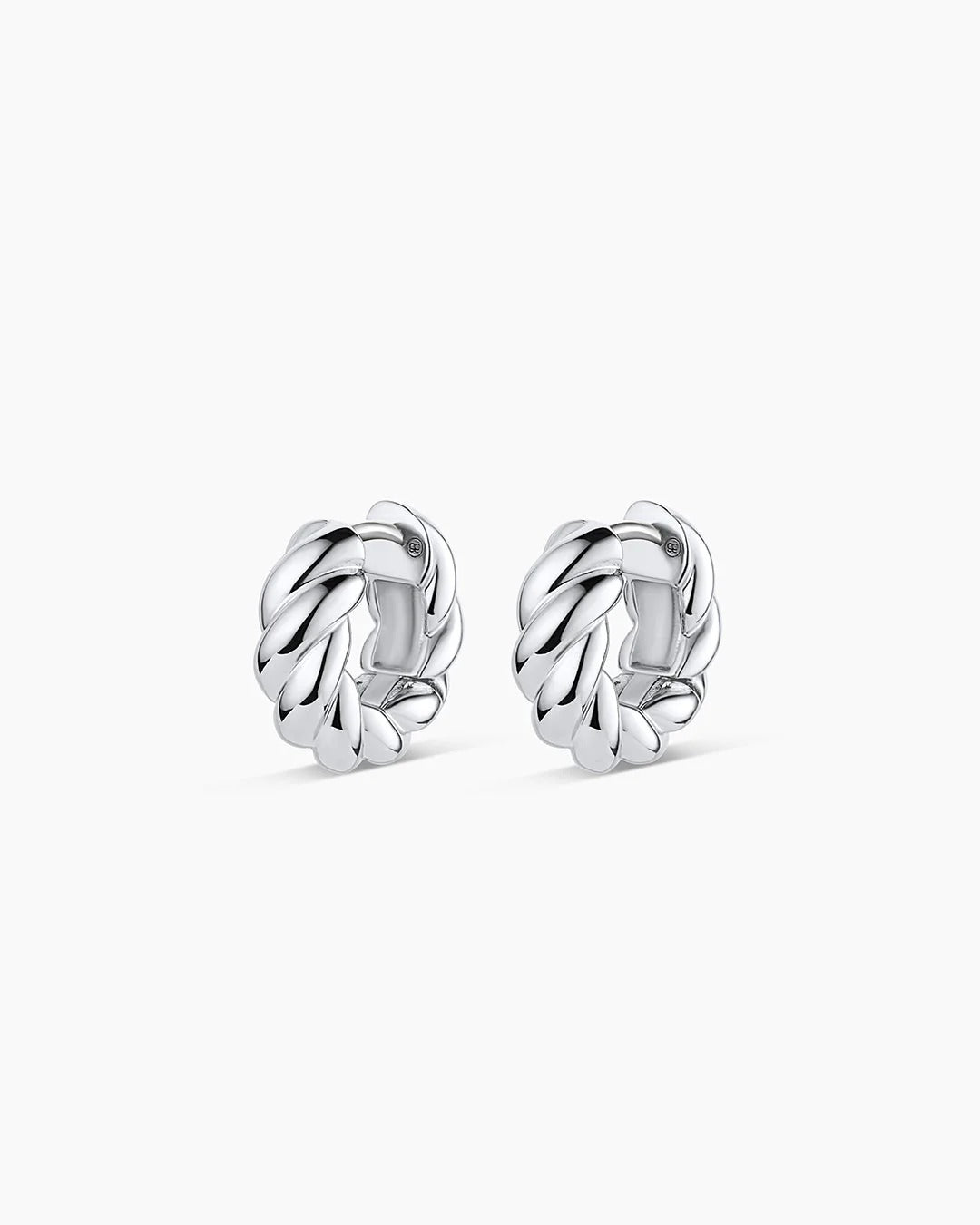 Gorjana - Crew Helium Huggies in Silver