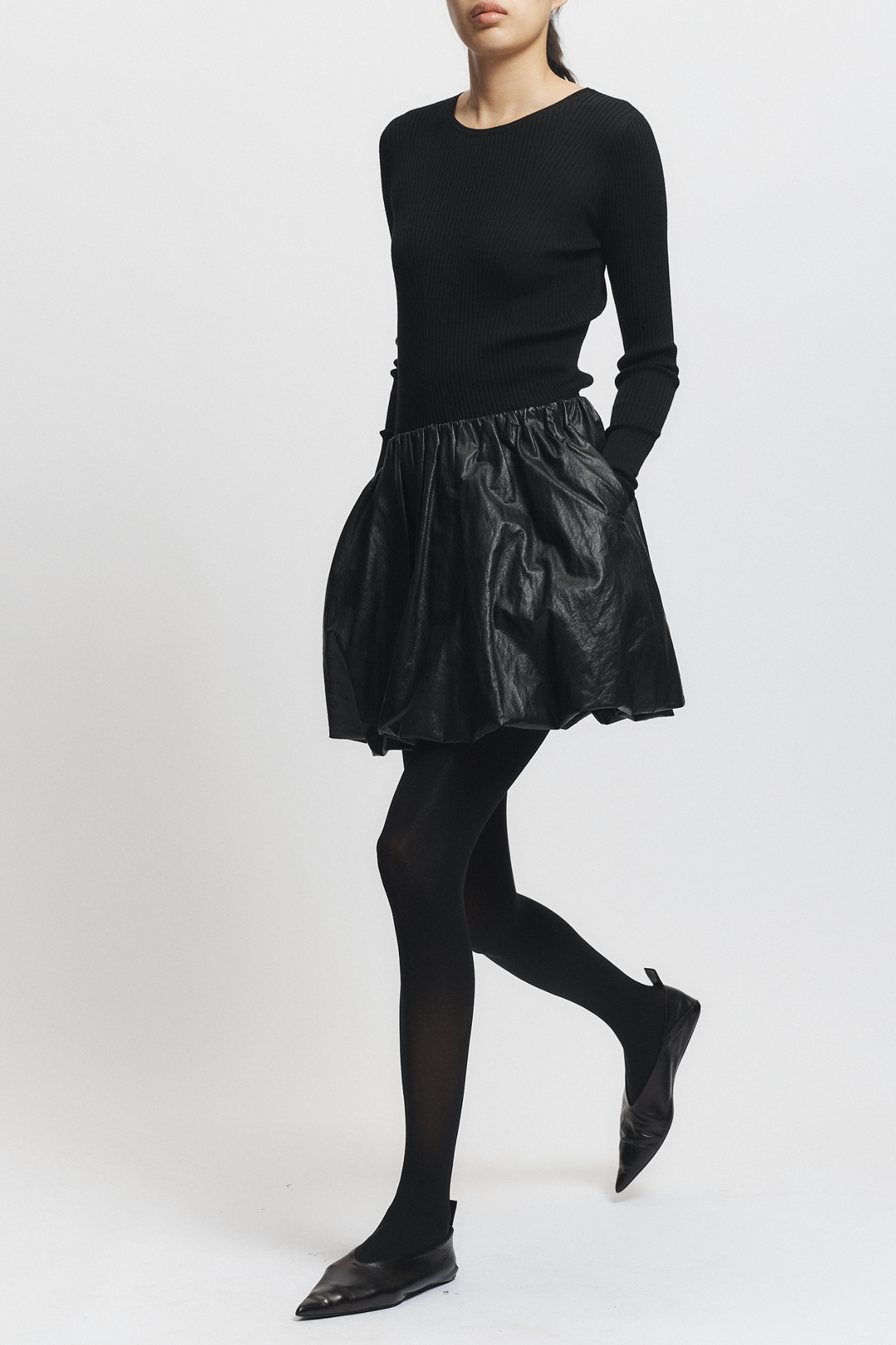 Saint Art New York - Sean Bubble Skirt in Black