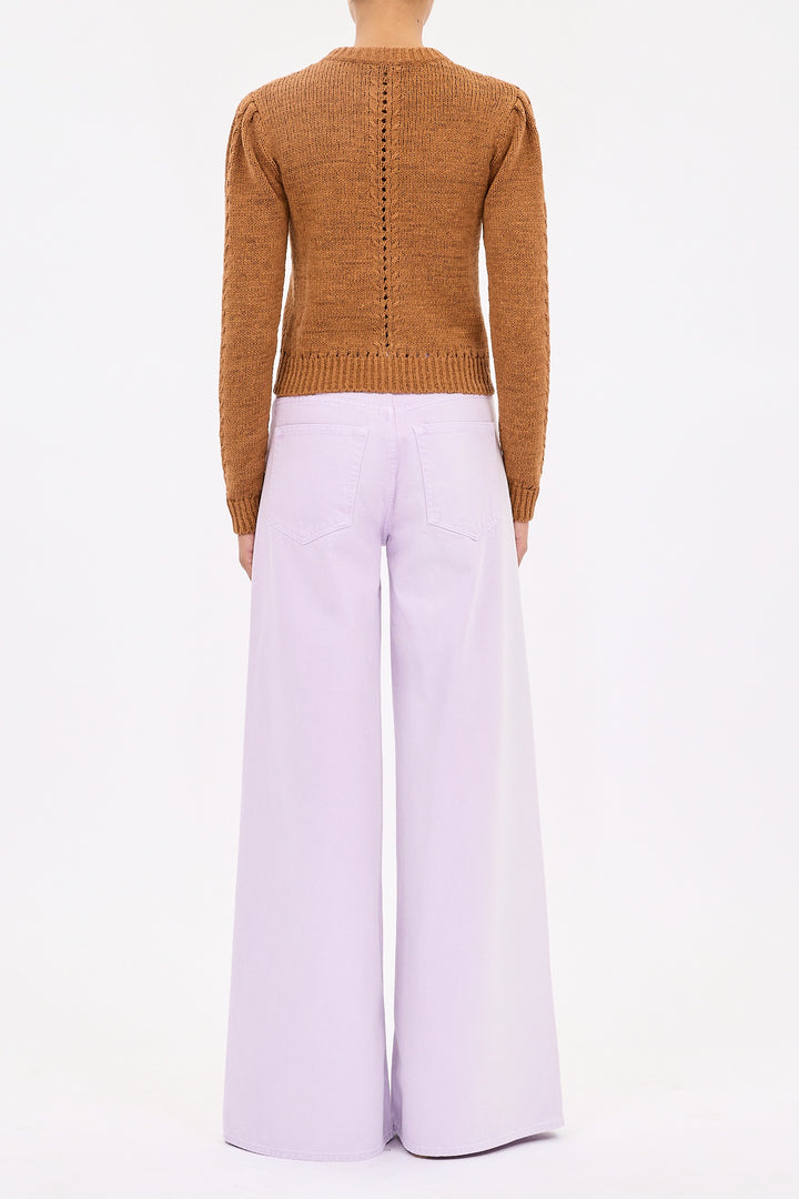 ULLA JOHNSON - Delphina Cardigan in Umber