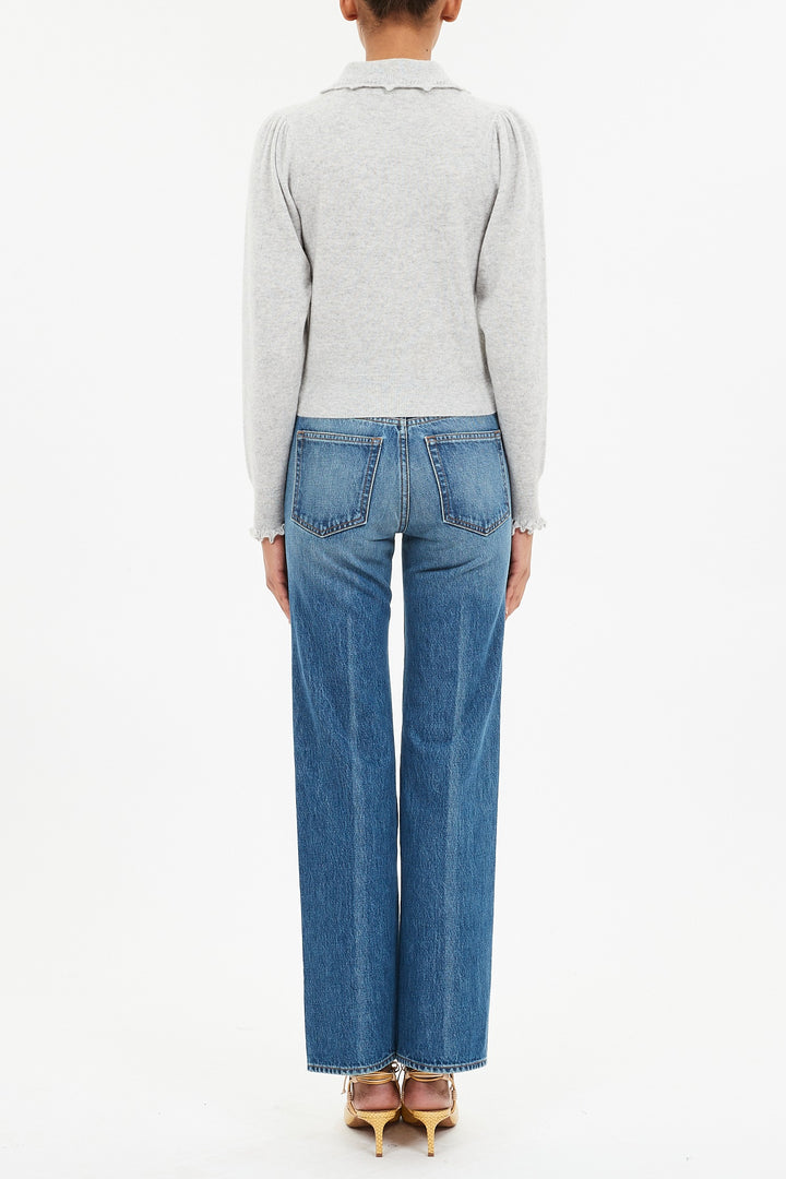 Ulla Johnson - Kalila Collared Cardigan in Pebble