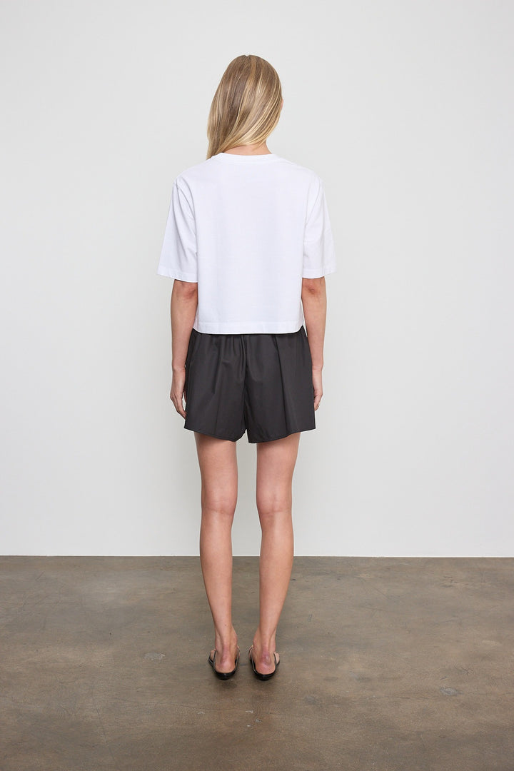 ENZA COSTA - Cotton Slip Short in Black