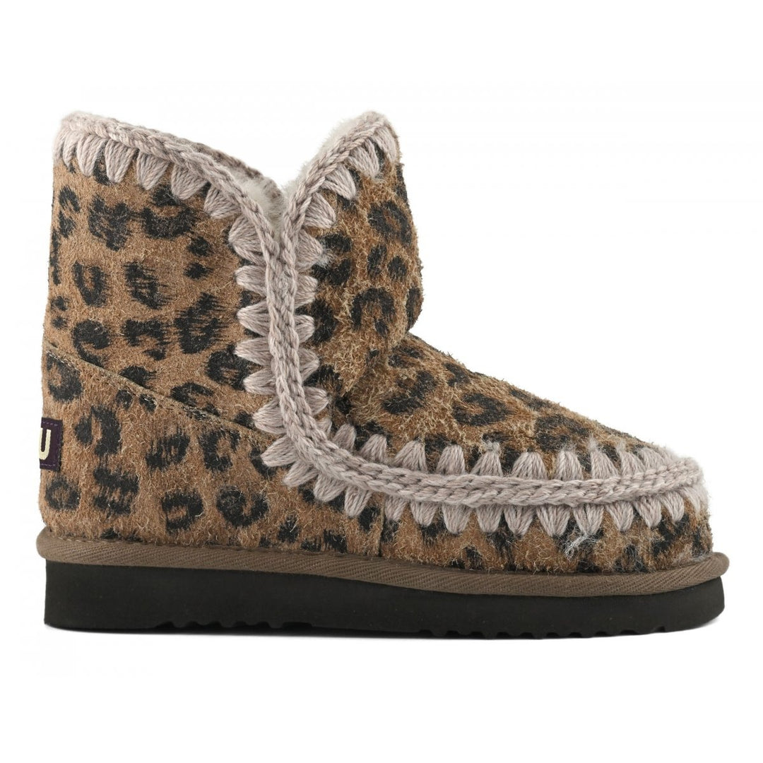 Mou - Eskimo 18 Hairy Suede in Cow Leopard Tobacco