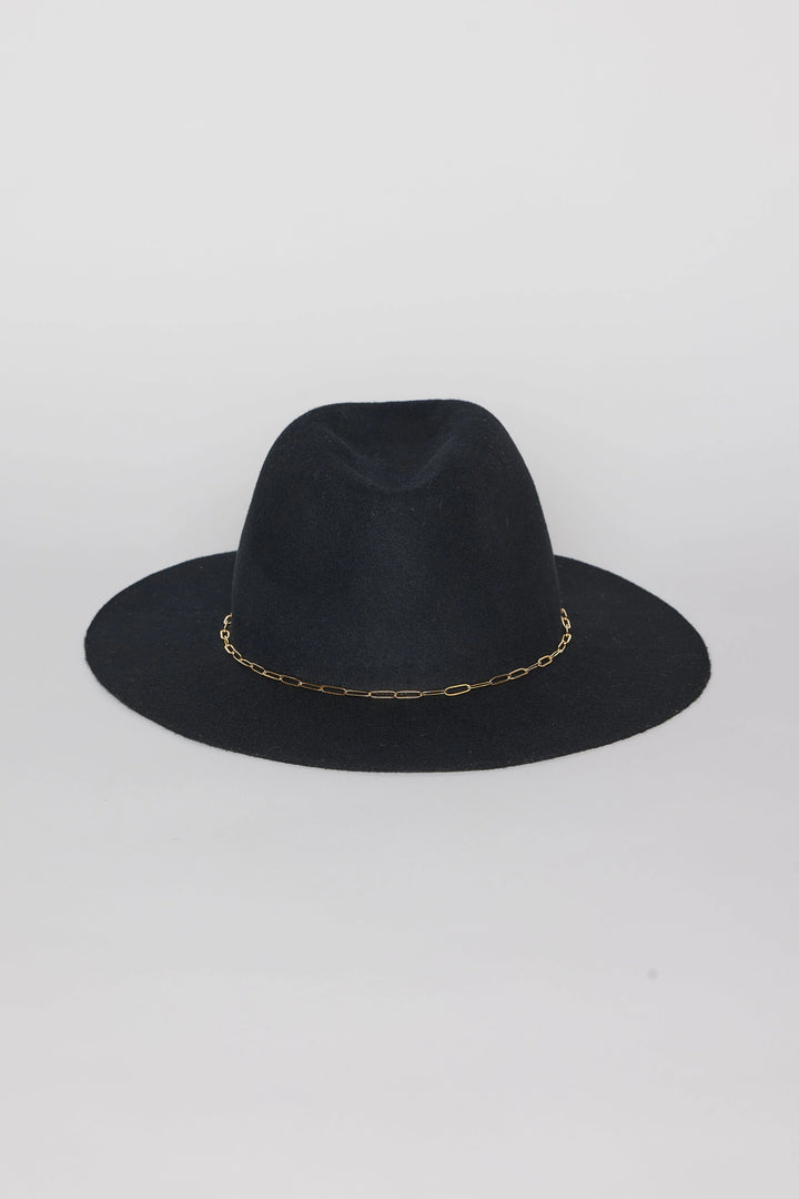 Hat Attack - Reese Packable Fedora in Black
