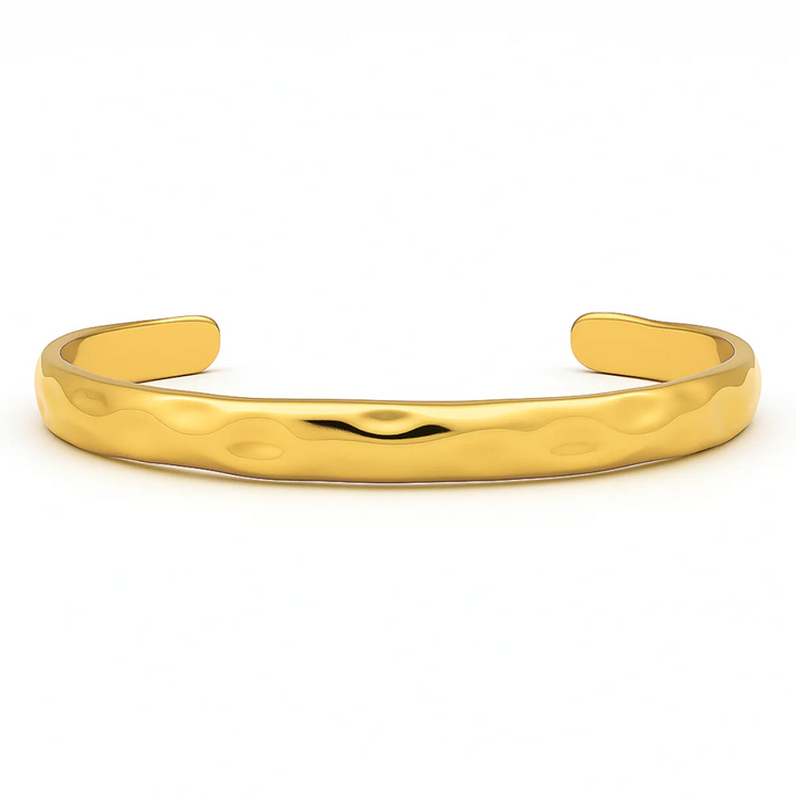 ELLIE VAIL - Coby Hammered Cuff Bracelet in Gold