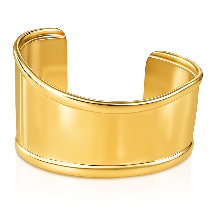 ELLIE VAIL - Josette Asymmetrical Cuff Bracelet in Gold