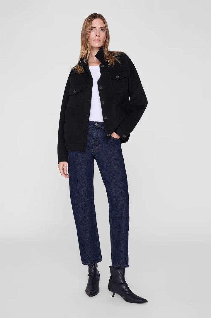 ANINE BING - Rory Jacket in Black Wool Jacket