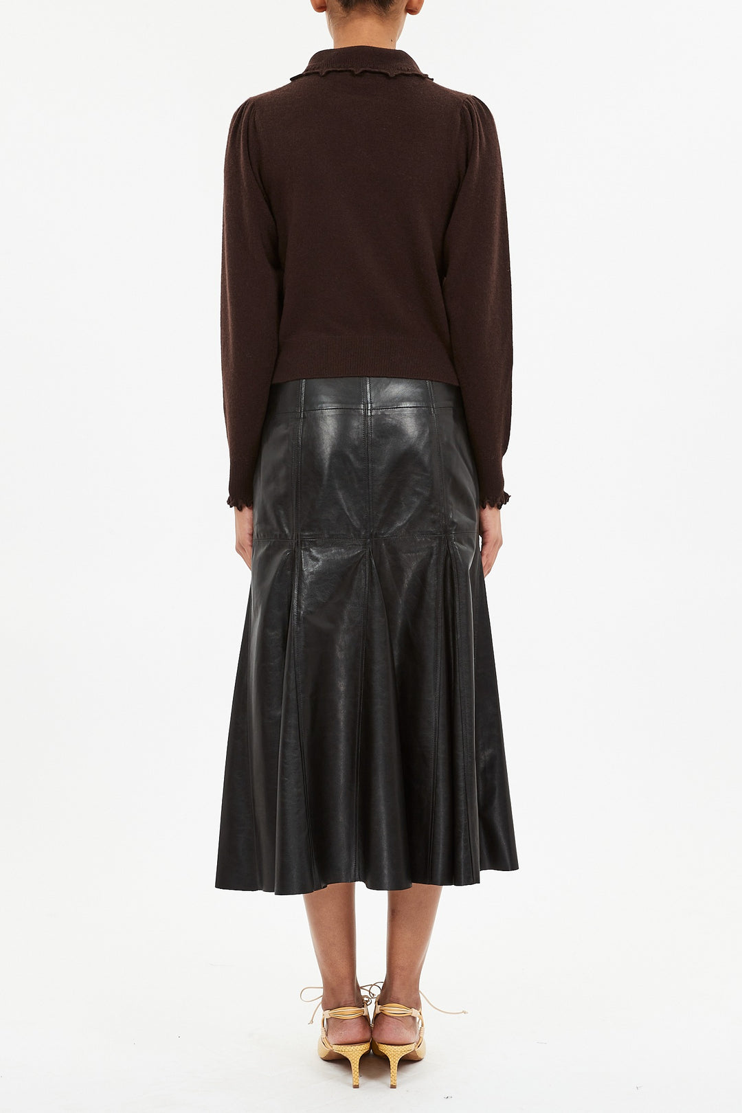 Ulla Johnson - Kalila Collared Cardigan in Wenge