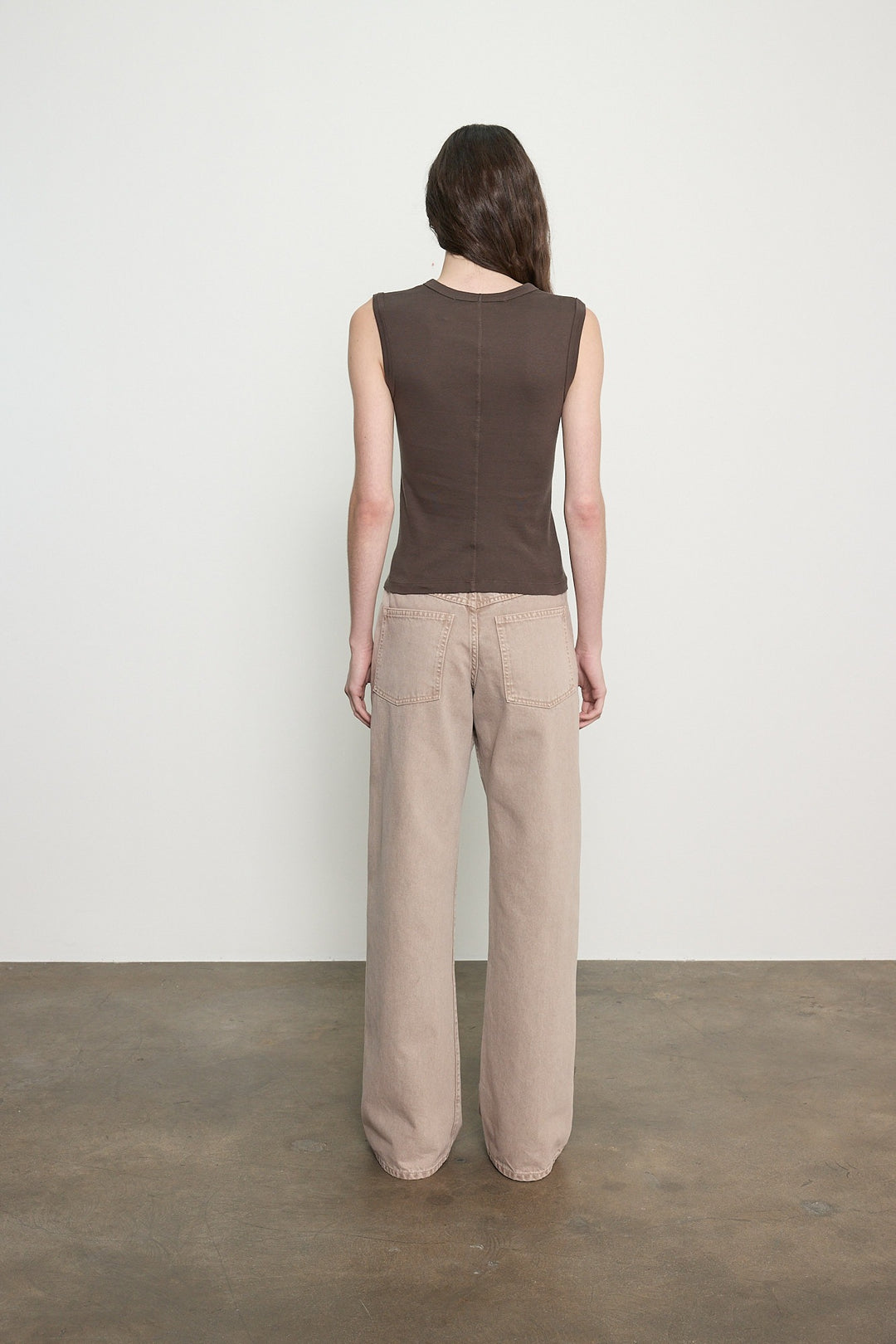 ENZA COSTA - Supima Cotton New Classic Tee in Espresso