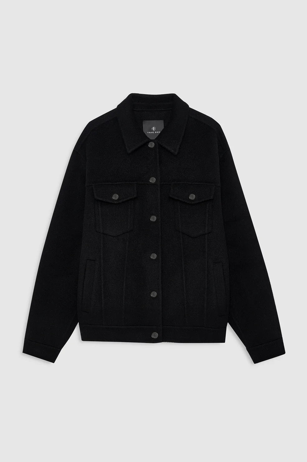 ANINE BING - Rory Jacket in Black Wool Jacket