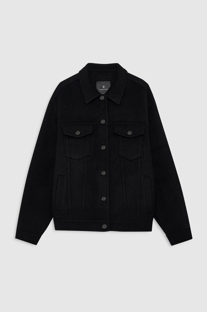ANINE BING - Rory Jacket in Black Wool Jacket