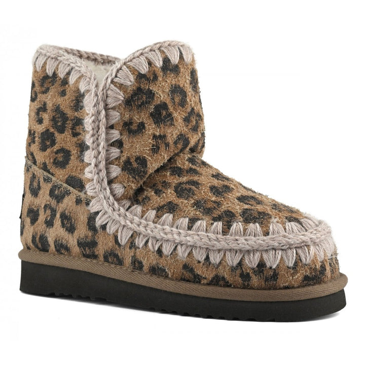 Mou - Eskimo 18 Hairy Suede in Cow Leopard Tobacco