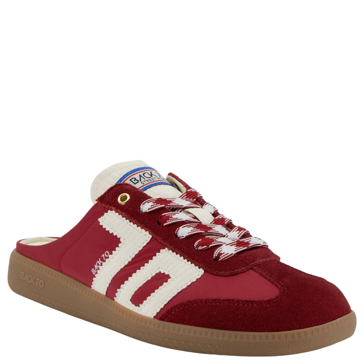 BACK 70 - Easter Backless Sneaker in Red Milk
