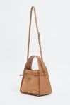 Simkhai - Cleo Small Suede Bucket Bag in Camel