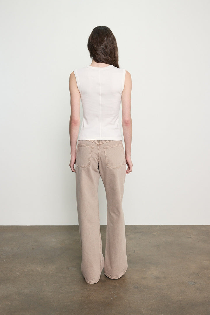 ENZA COSTA - Supima Cotton New Classic Tee in White