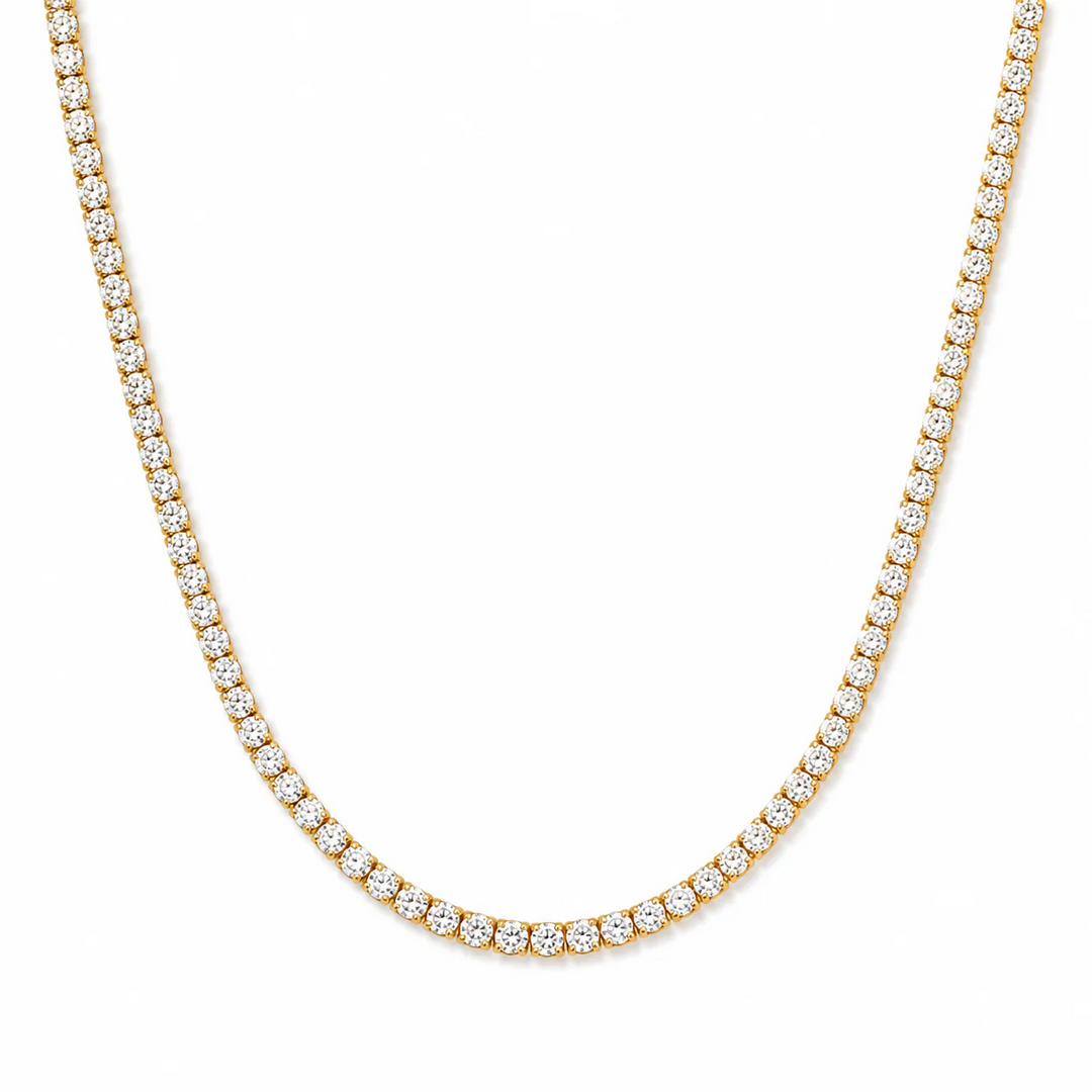 ELLIE VAIL - Camden Tennis Choker Necklace in Gold