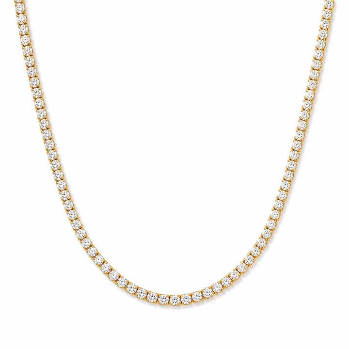 ELLIE VAIL - Camden Tennis Choker Necklace in Gold