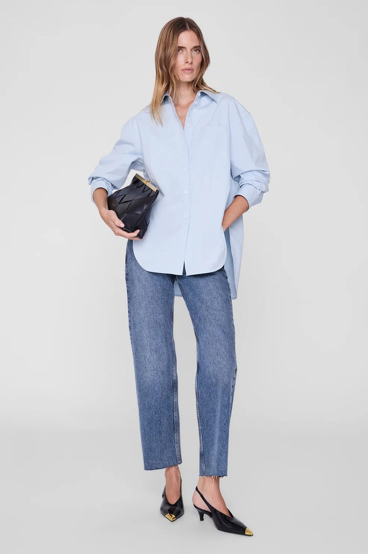 ANINE BING - Scott Shirt in Sky Blue Shirt