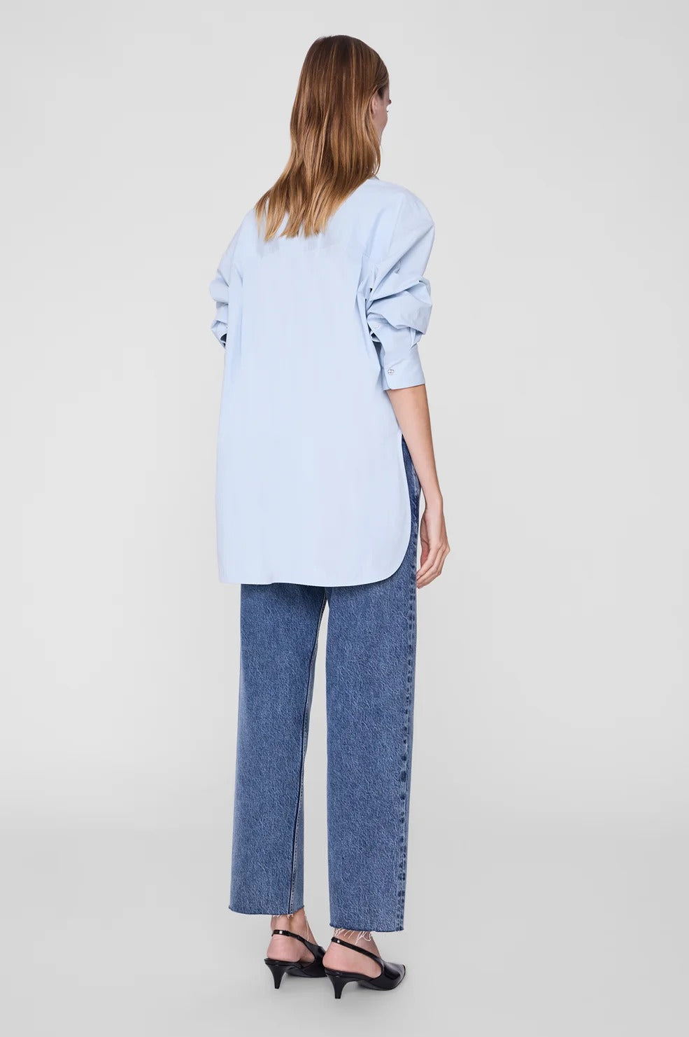 ANINE BING - Scott Shirt in Sky Blue Shirt