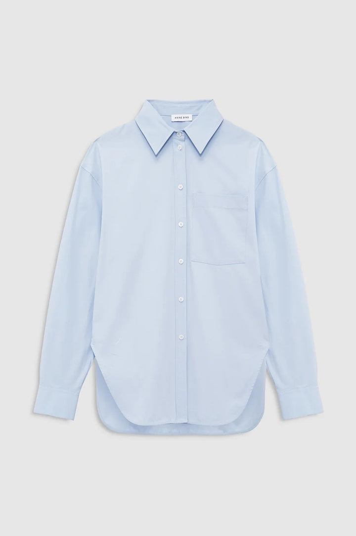 ANINE BING - Scott Shirt in Sky Blue Shirt