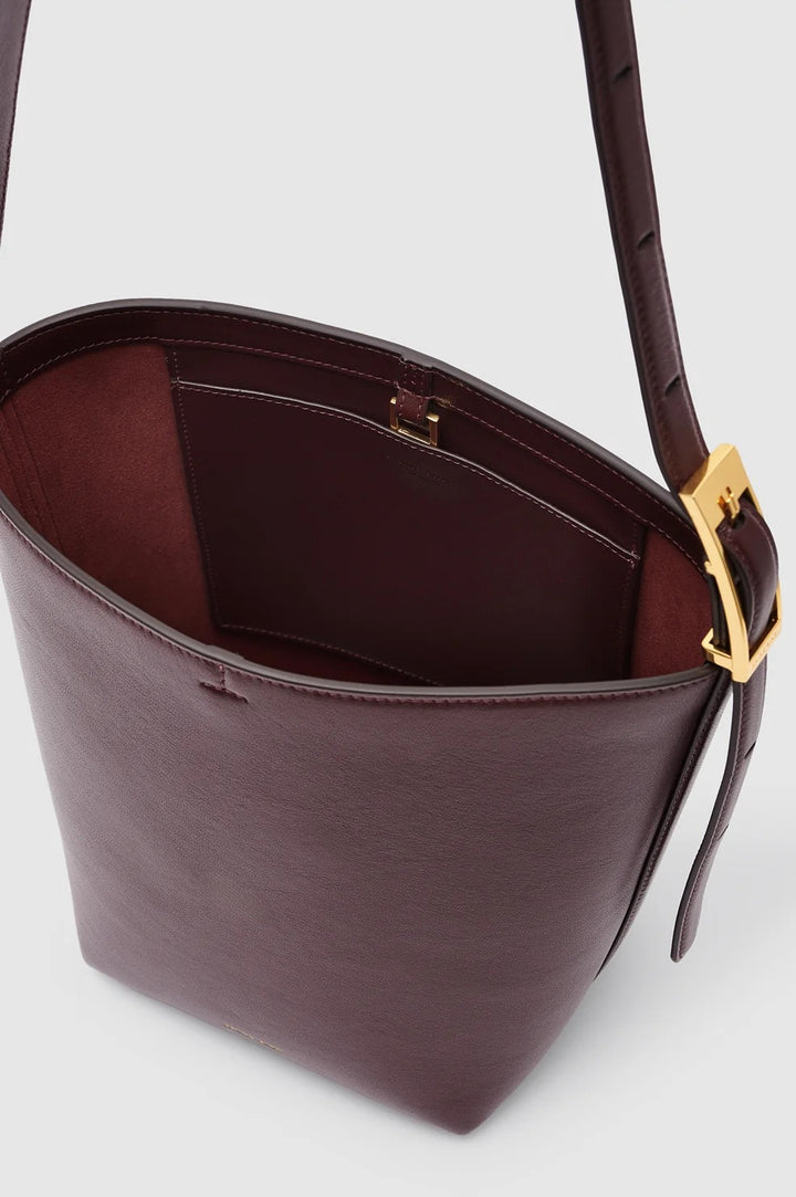 ANINE BING - Elly Bucket Bag in Fig