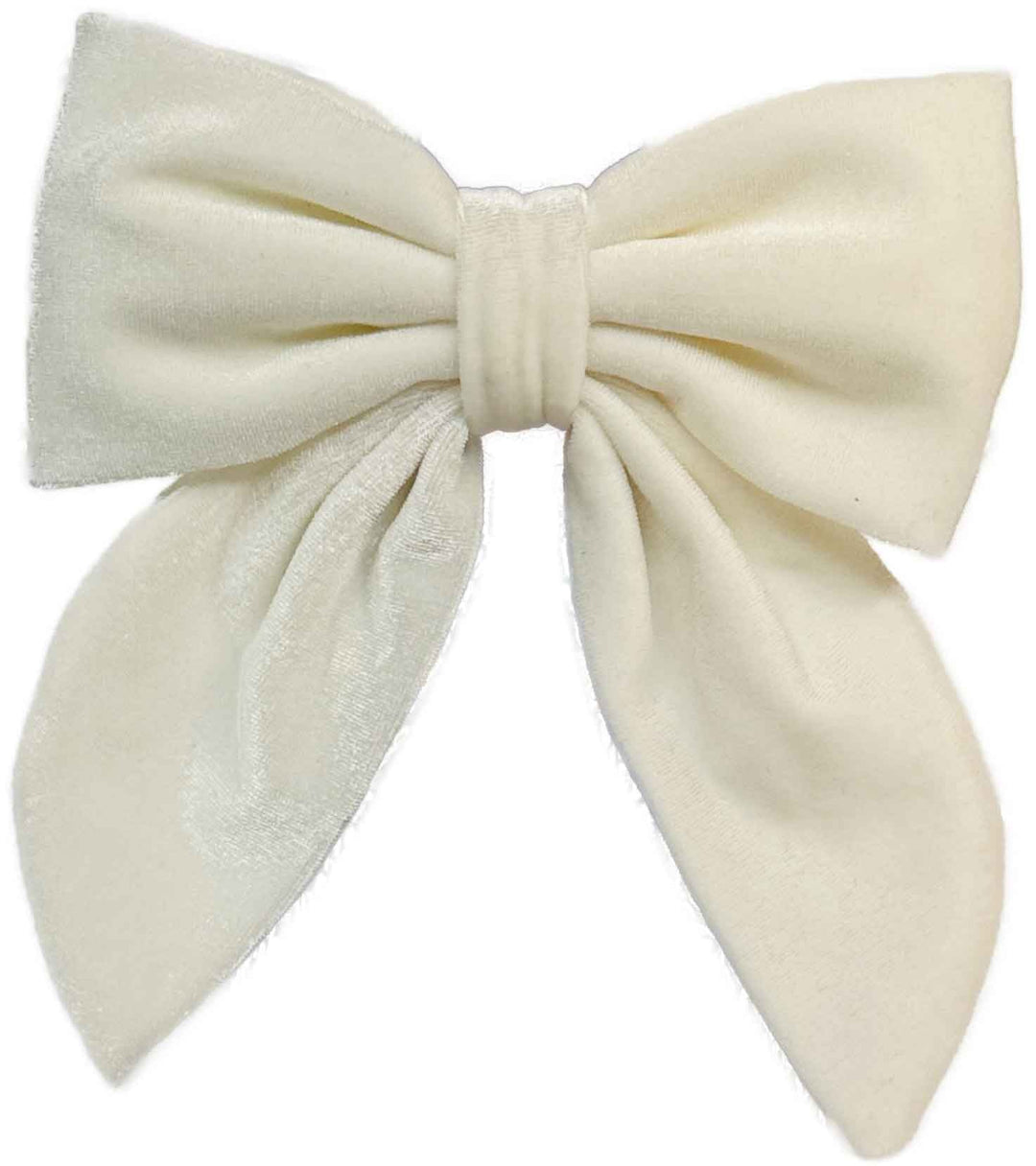Beau Bottles - White Velvet Bottle Bow