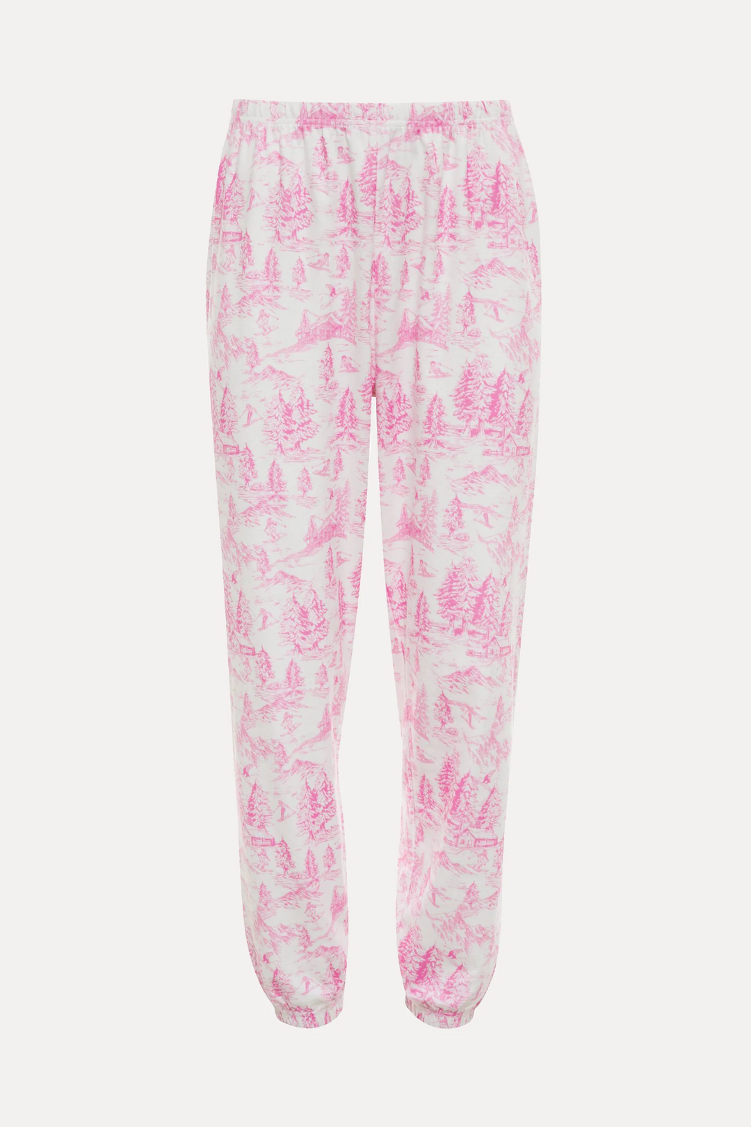 Beach Riot - Georgie Sweatpant in Powder Pink Toile