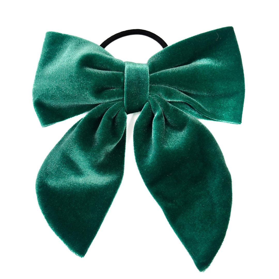 Beau Bottles - Green Velvet Bottle Bow