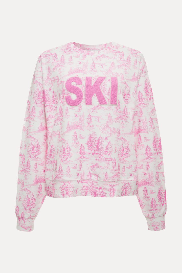 Beach Riot - Cassia Top in Powder Pink Toile