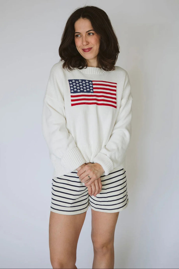 BOAT WELL - American Flag Sweater Sweaters