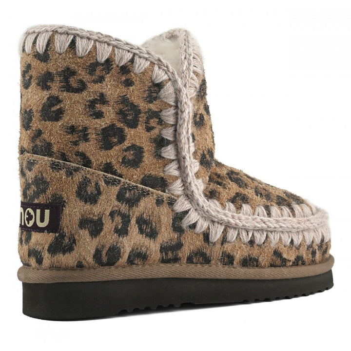 Mou - Eskimo 18 Hairy Suede in Cow Leopard Tobacco